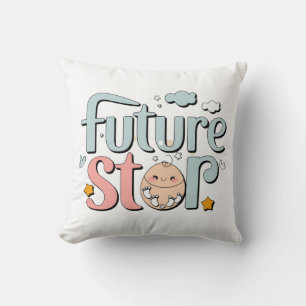 Future Star - Schattigee voetafdrukken van de Baby Kussen