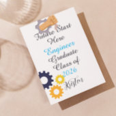 Future starts now.Personalized engineer graduation Kaart