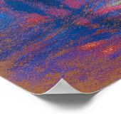 Future Street Police - Pastel schilderstijl kunst Poster (Hoek)