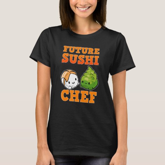 Future Sushi Chef T-shirt (Voorkant)