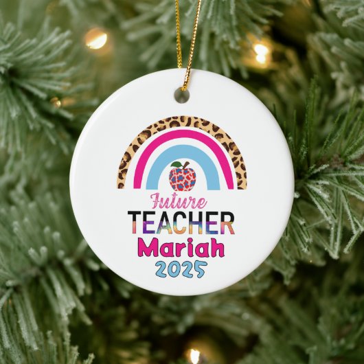 Future Teacher Christmas Ornament (Boom)