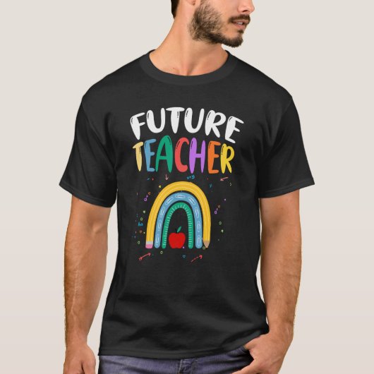 Future Teacher Education School Passed Graduation  T-shirt (Voorkant)