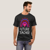 Future Teacher Rainbow Cute Teaching T-shirt (Voorkant volledig)