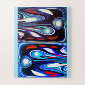 Future time elements art legpuzzel (Verticaal)