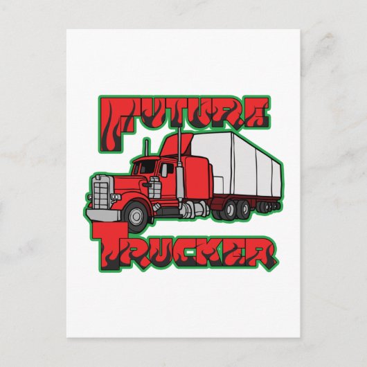 Future Trucker Briefkaart (Voorkant)