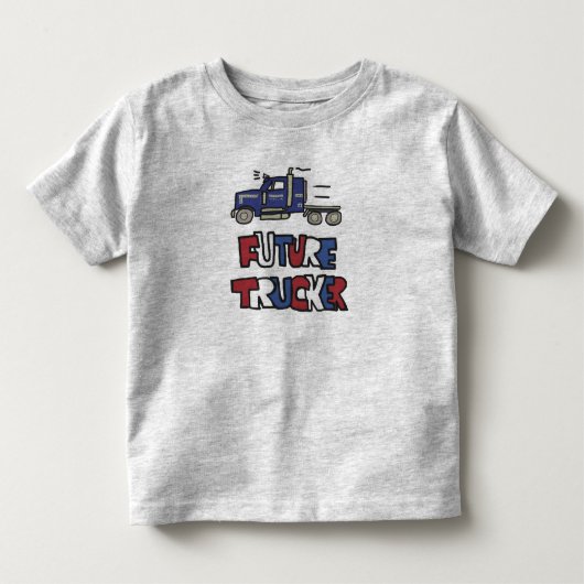 Future Trucker Kinder Shirts (Voorkant)