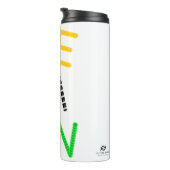 "Future Typo" 3D Typografie Thermische Tumbler Thermosbeker (Geroteerd rechts)