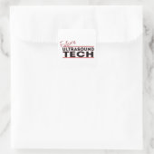 Future Ultrasound Tech Vierkante Sticker (Tas)