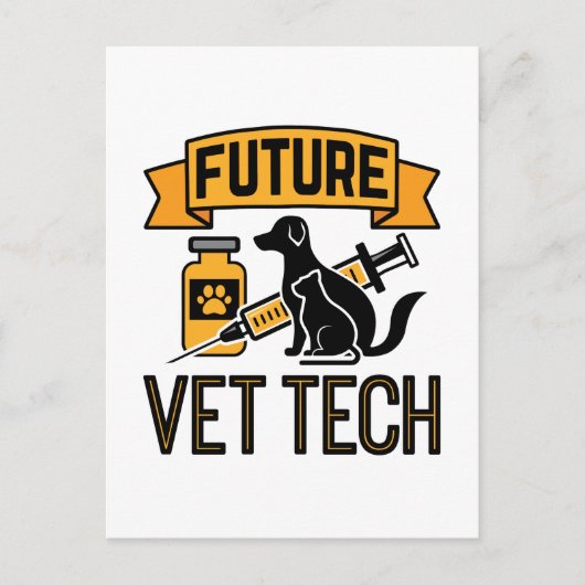 Future Vet Tech Briefkaart (Voorkant)