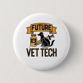 Future Vet Tech Ronde Button 5,7 Cm (Voorkant)