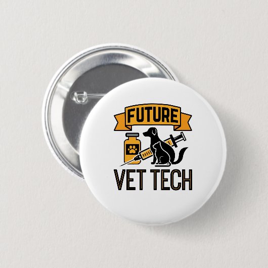 Future Vet Tech Ronde Button 5,7 Cm (Voorkant /achterkant)
