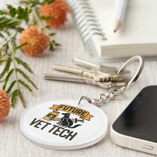 Future Vet Tech Sleutelhanger (Voorkant Rechts)