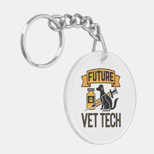 Future Vet Tech Sleutelhanger (Voorkant Links)