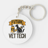 Future Vet Tech Sleutelhanger (Achterkant)