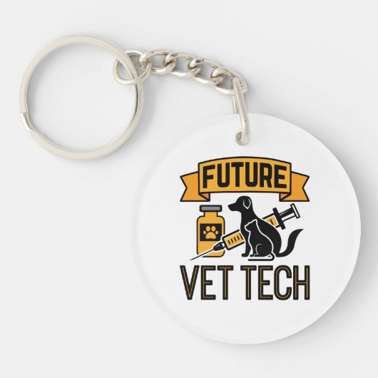 Future Vet Tech Sleutelhanger (Voorkant)