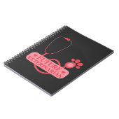 Future Veterinarian Girl Veterinary Student Kid Notitieboek (Linkerzijde)