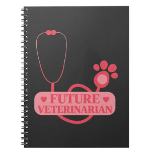 Future Veterinarian Girl Veterinary Student Kid Notitieboek
