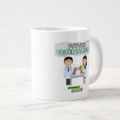 Future Veterinarian Loading – Vet Student Design Grote Koffiekop (Voorkant rechts)