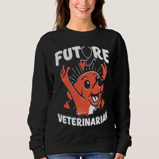 Future Veterinarian Vet Student  Dogtor Trui (Voorkant)