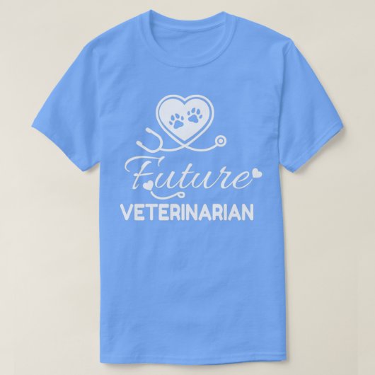 Future Veterinarian veterinarian schoolvet student T-shirt (Design voorkant)