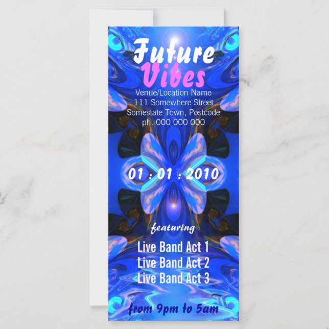 Future Vibes Event Flyer (Voorkant)