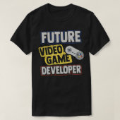 Future Video Game Developer Designer Programmer T-shirt (Design voorkant)