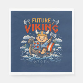 Future Viking Funny Norwegian Napkins Servet