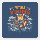Future Viking Funny Norwegian Stickers (Voorkant)