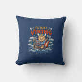 Future Viking Funny Norwegian Throw Pillow Kussen (Voorkant)