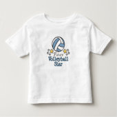 Future Volleyball Star Toddler Ringer T-shirt (Voorkant)