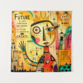 Future - Wall Art Wandkleed (Voorkant)