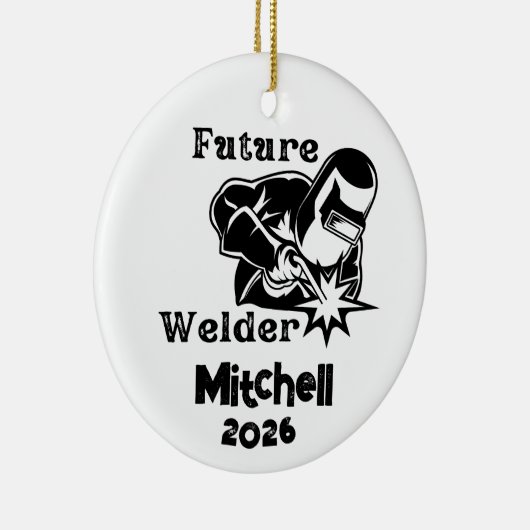 Future Welder Keramisch Ornament (Rechts)