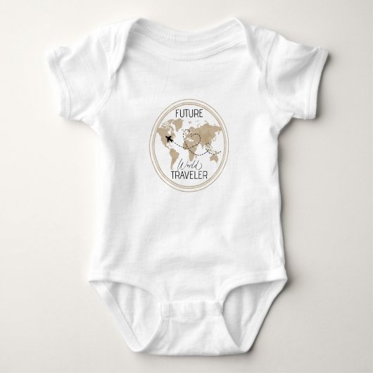 Future World Traveller Baby Bodysuit (Voorkant)