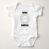 Future Wrestler Baby Jersey Romper (Voorkant)