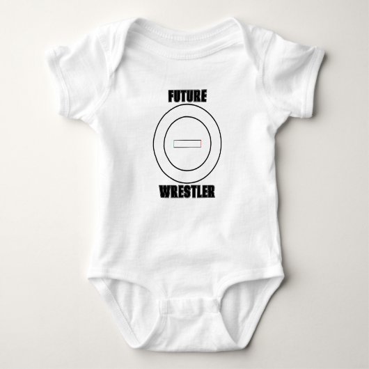 Future Wrestler Baby Jersey Romper (Voorkant)