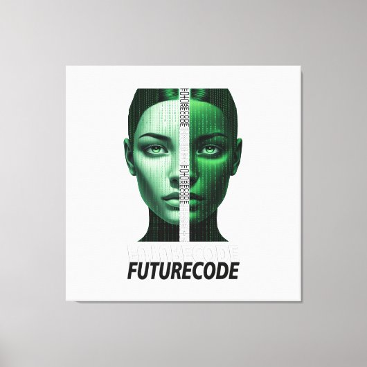 FUTURECODE  CANVAS AFDRUK (Voorkant)