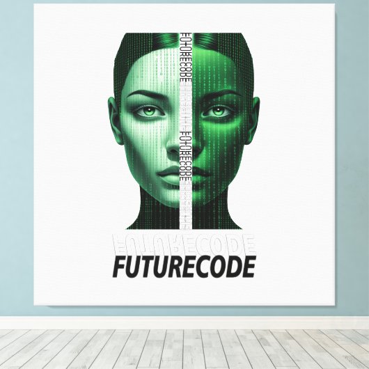 FUTURECODE  CANVAS AFDRUK (Insitu (Houten vloer))
