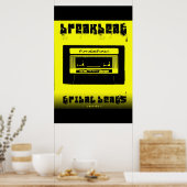 futurefunk tribal slaan poster (Keuken)