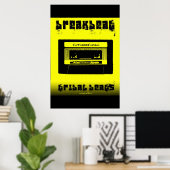 futurefunk tribal slaan poster (Thuiskantoor)