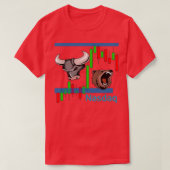 Futures Trading Beer vs Bull Emini Nasdaq NQ T-shirt (Design voorkant)