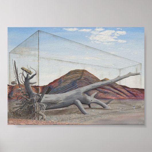 Futurescape redgum tree, milieubericht poster (Voorkant)