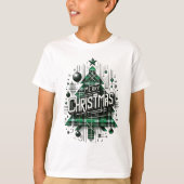 Futuris Style.Merry Kerstmis T-shirt (Voorkant)
