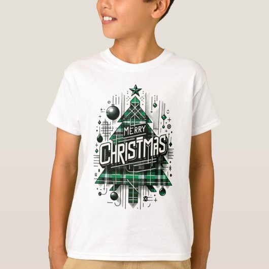 Futuris Style.Merry Kerstmis T-shirt (Voorkant)