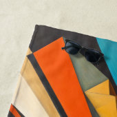 Futurisme Abstract Geometrisch Strandlaken (In situ)