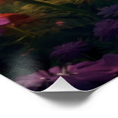 Futurisme Dachshund's Garden Delight Perfect Poster (Hoek)