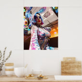 Futurist Revelry Poster (Keuken)