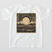 Futuristech T - shirts: Urban Utopia Collectie" T-shirt (Laag Achter)