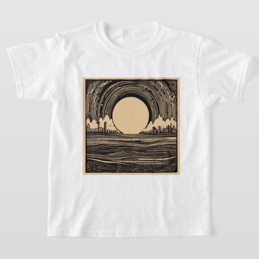 Futuristech T - shirts: Urban Utopia Collectie" T-shirt (Laagn)