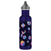 Futuristic 3D Holographic Space Water Bottle Waterfles (Rechts)