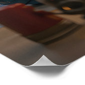 Futuristic AI Robot Caregiver  Poster (Hoek)